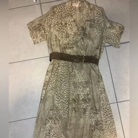 Lady Carol Dresses | Vintage Lady Carol Dress | Color: Cream | Size: L | Galdonk's Closet